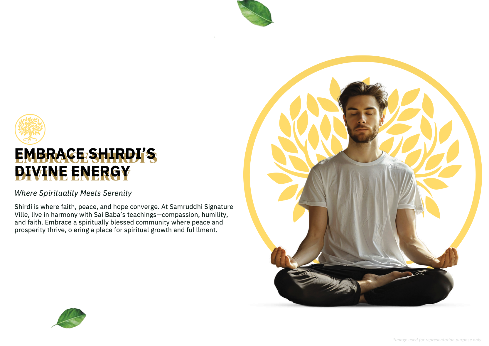 Spiritual living view of Swara Sai Shanti Retreat